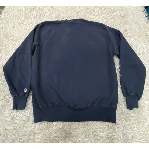 VTG 90s Champion Michigan Wolverines Crewneck Sweatshirt Made in the USA Sz L